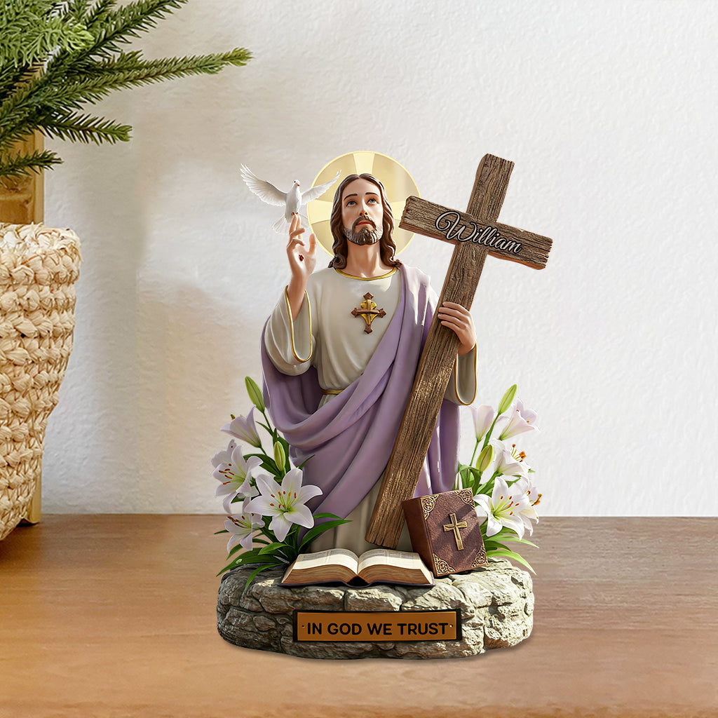 In God We Trust - Personalized Christian Custom Shaped Acrylic Plaque