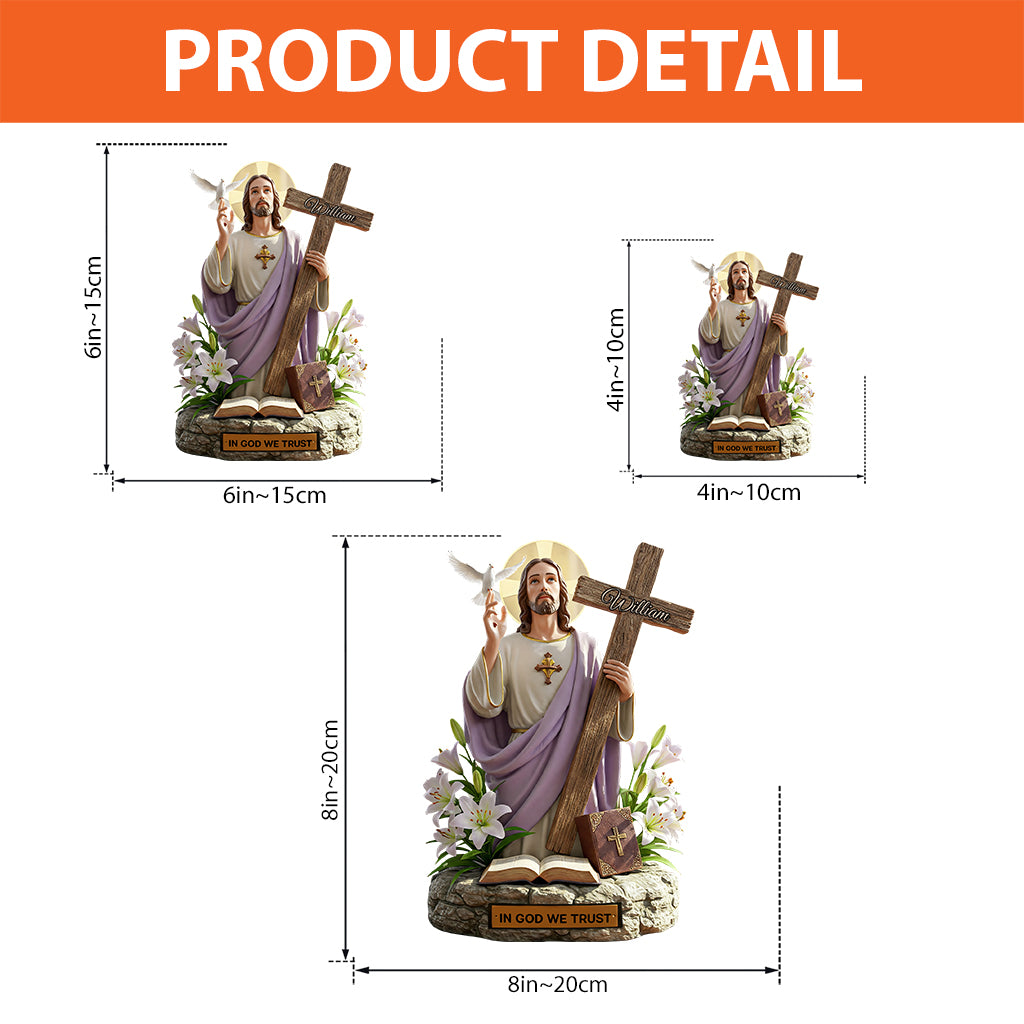 In God We Trust - Personalized Christian Custom Shaped Acrylic Plaque