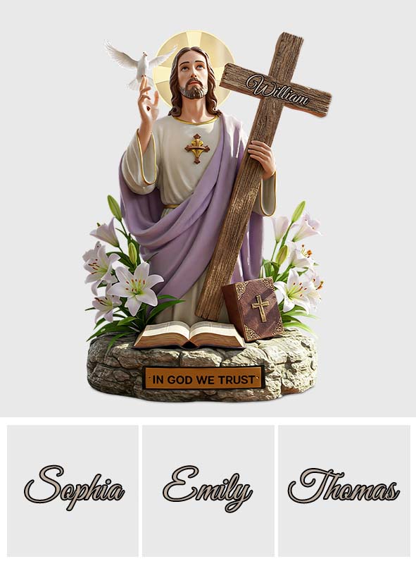 In God We Trust - Personalized Christian Custom Shaped Acrylic Plaque