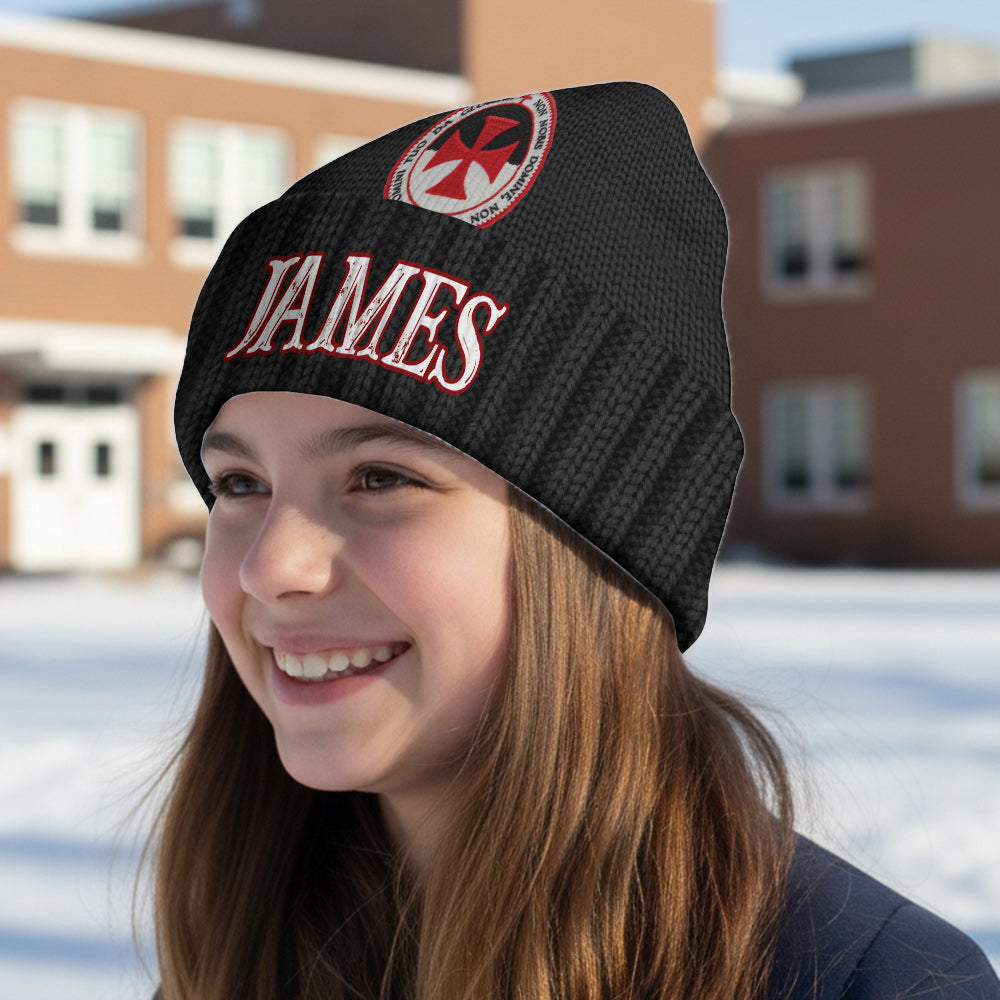 The True Origin of the Red Cross - Personalized Christian Beanie Hat