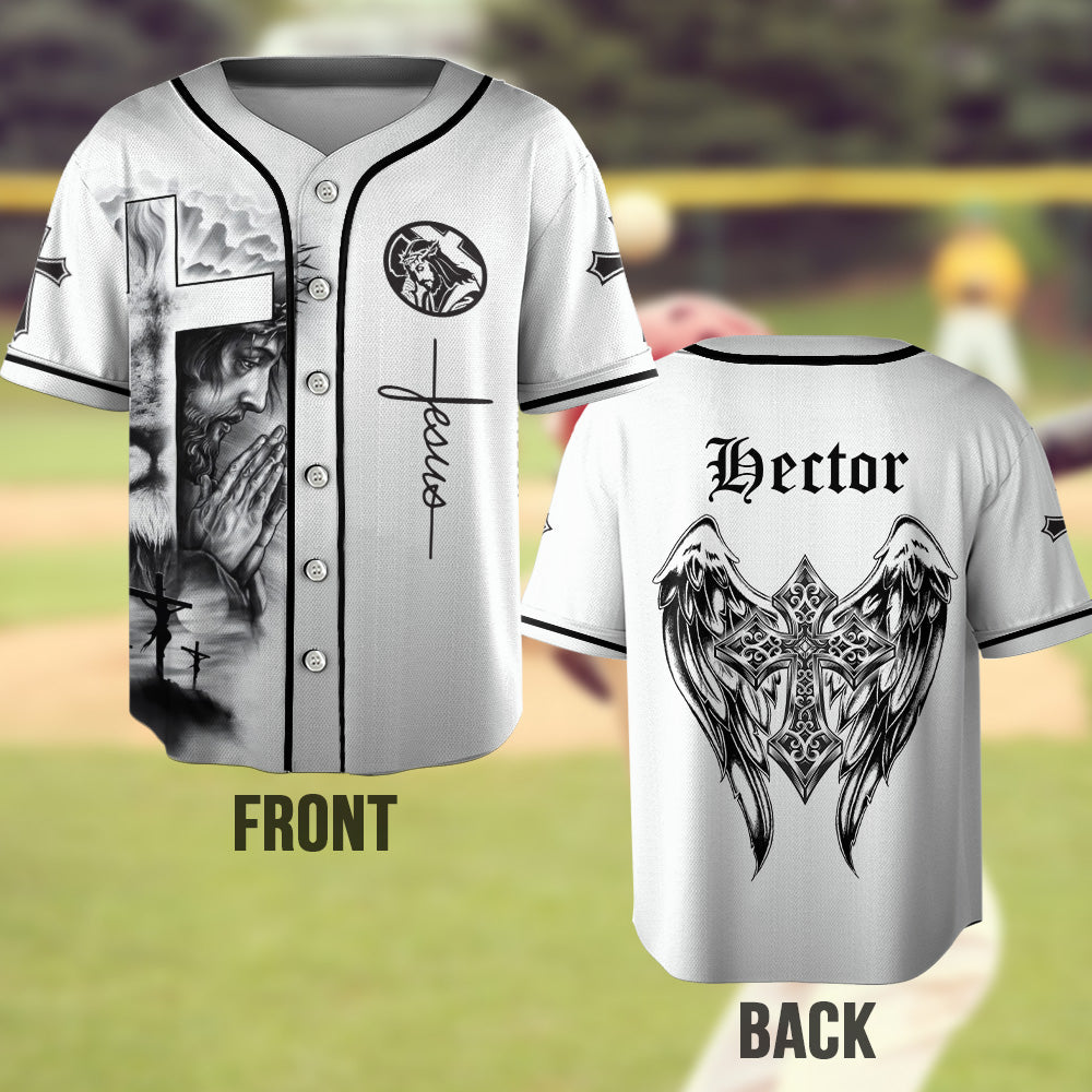 Love Jesus - Personalized Christian Baseball Jersey