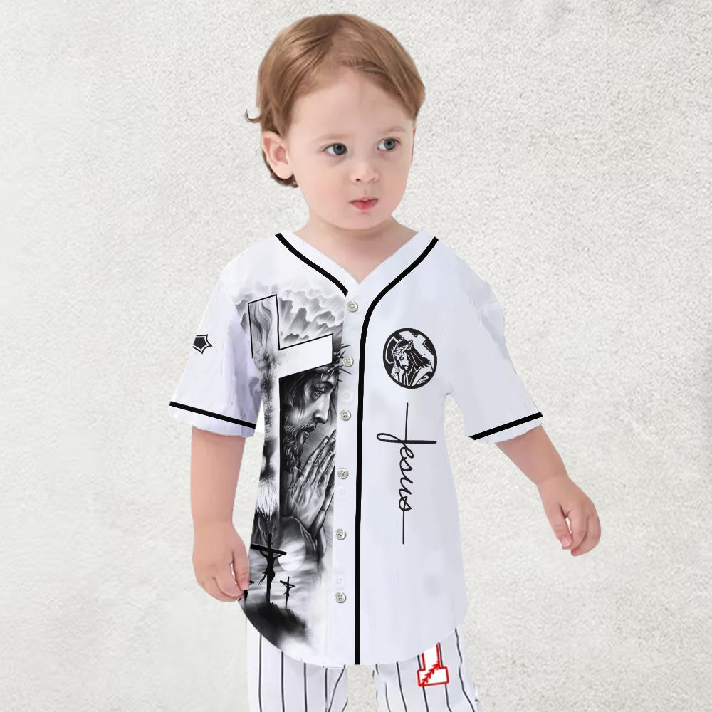 Love Jesus - Personalized Christian Baseball Jersey