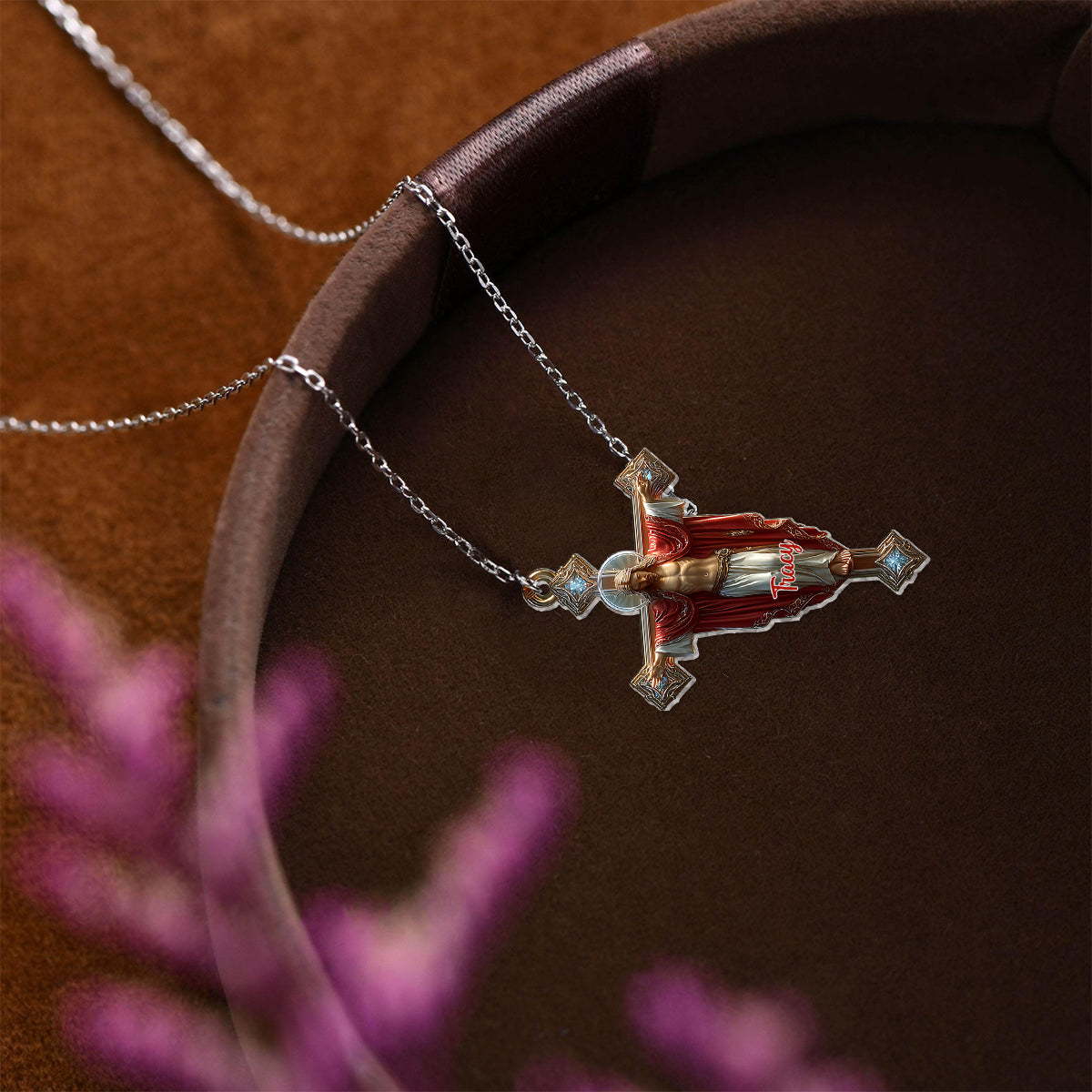 A Child Of God - Personalized Christian Custom Shaped Pendant Necklace