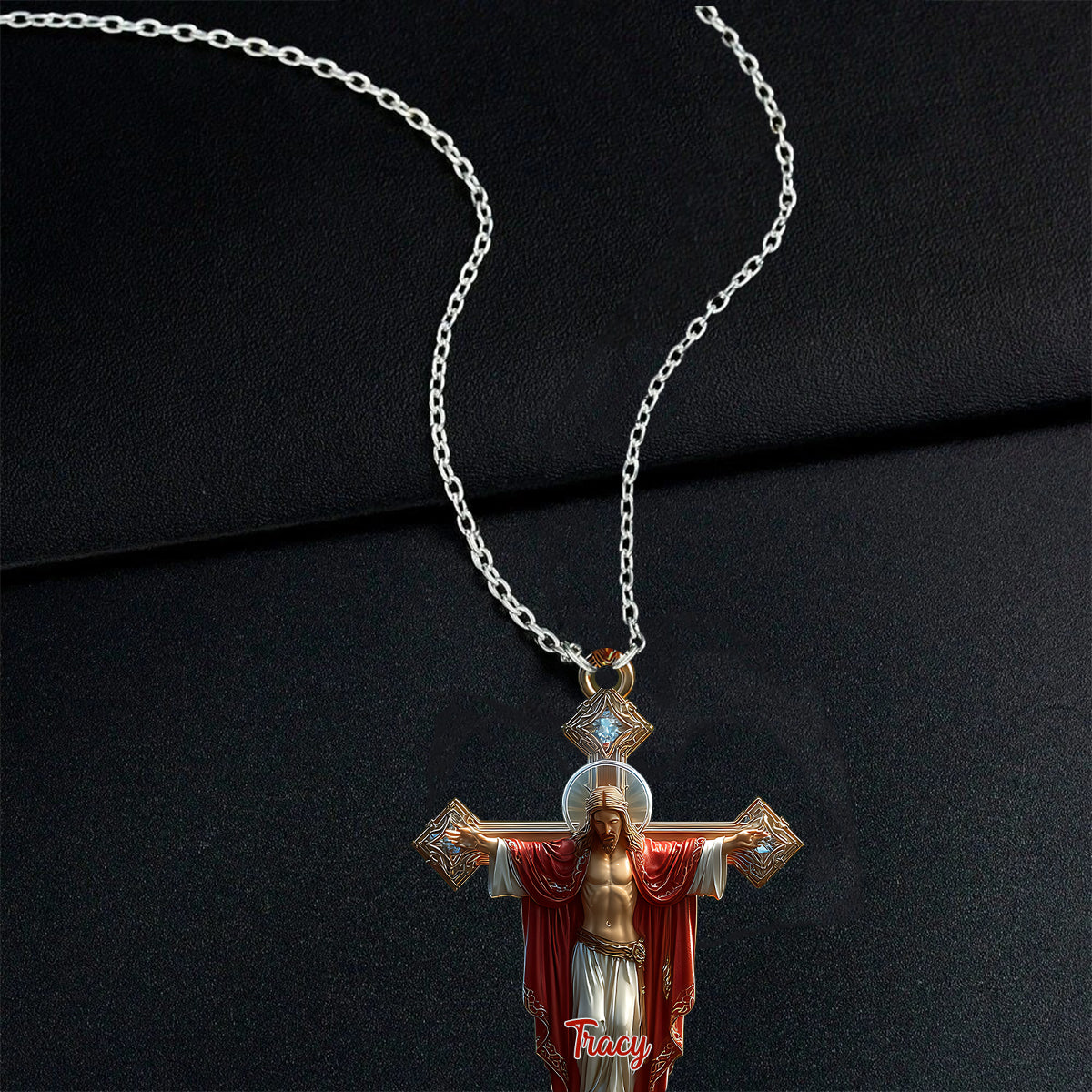 A Child Of God - Personalized Christian Custom Shaped Pendant Necklace