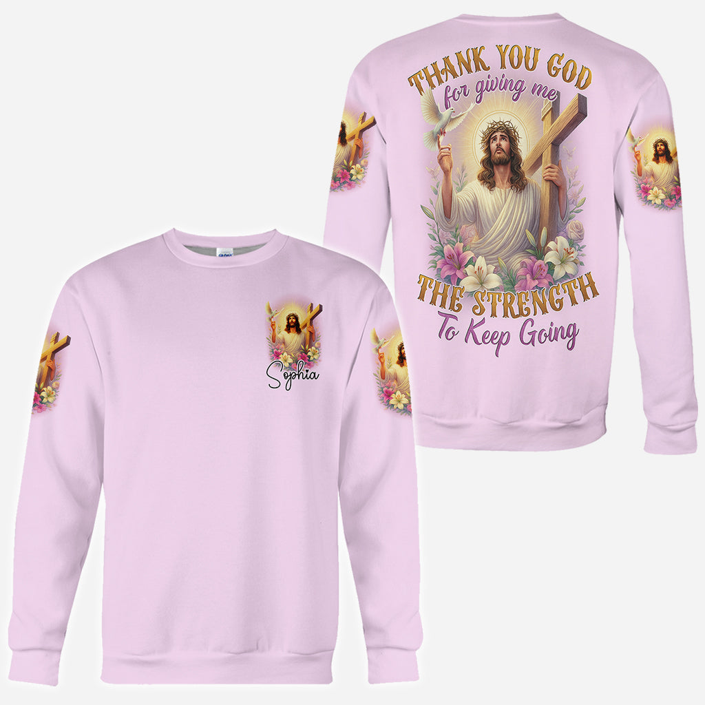 Thank You God - Personalized Christian All Over Shirt