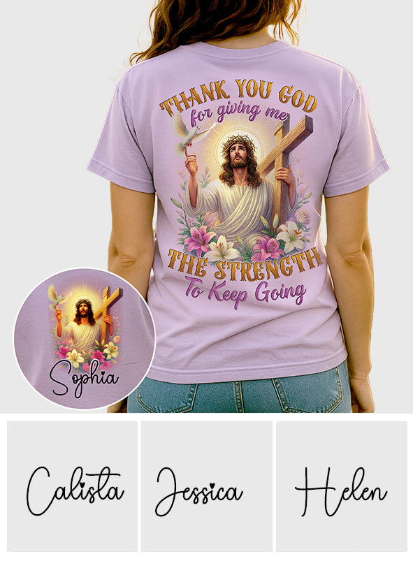 Thank You God - Personalized Christian All Over Shirt