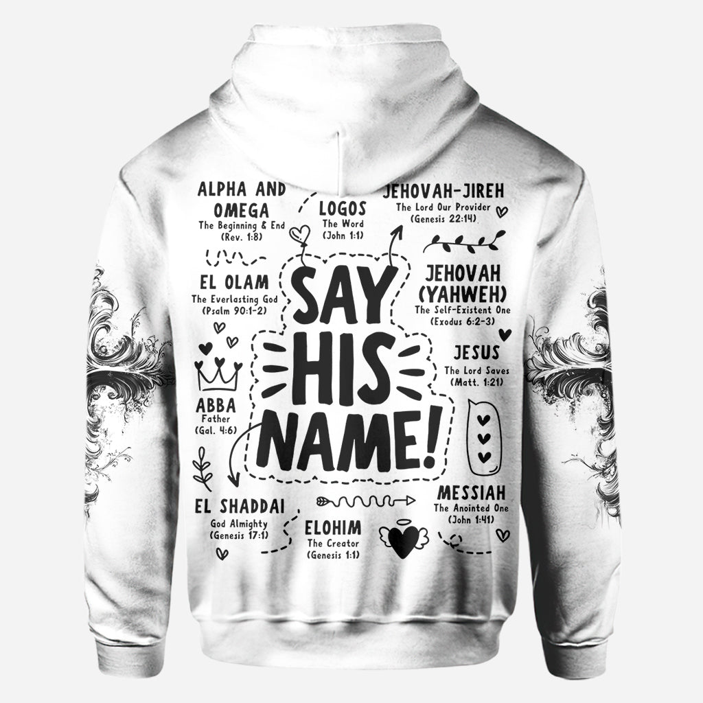 Say His Name - Personalized Christian All Over Shirt