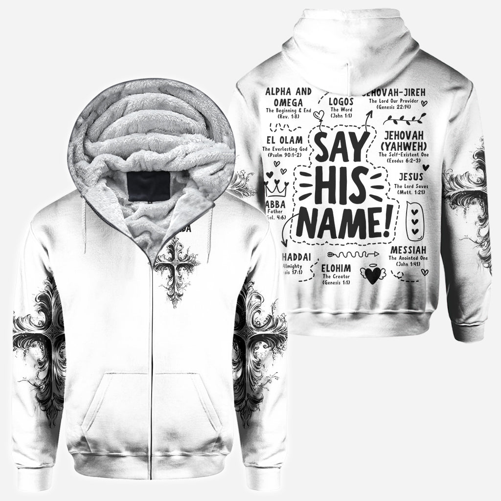 Say His Name - Personalized Christian All Over Shirt