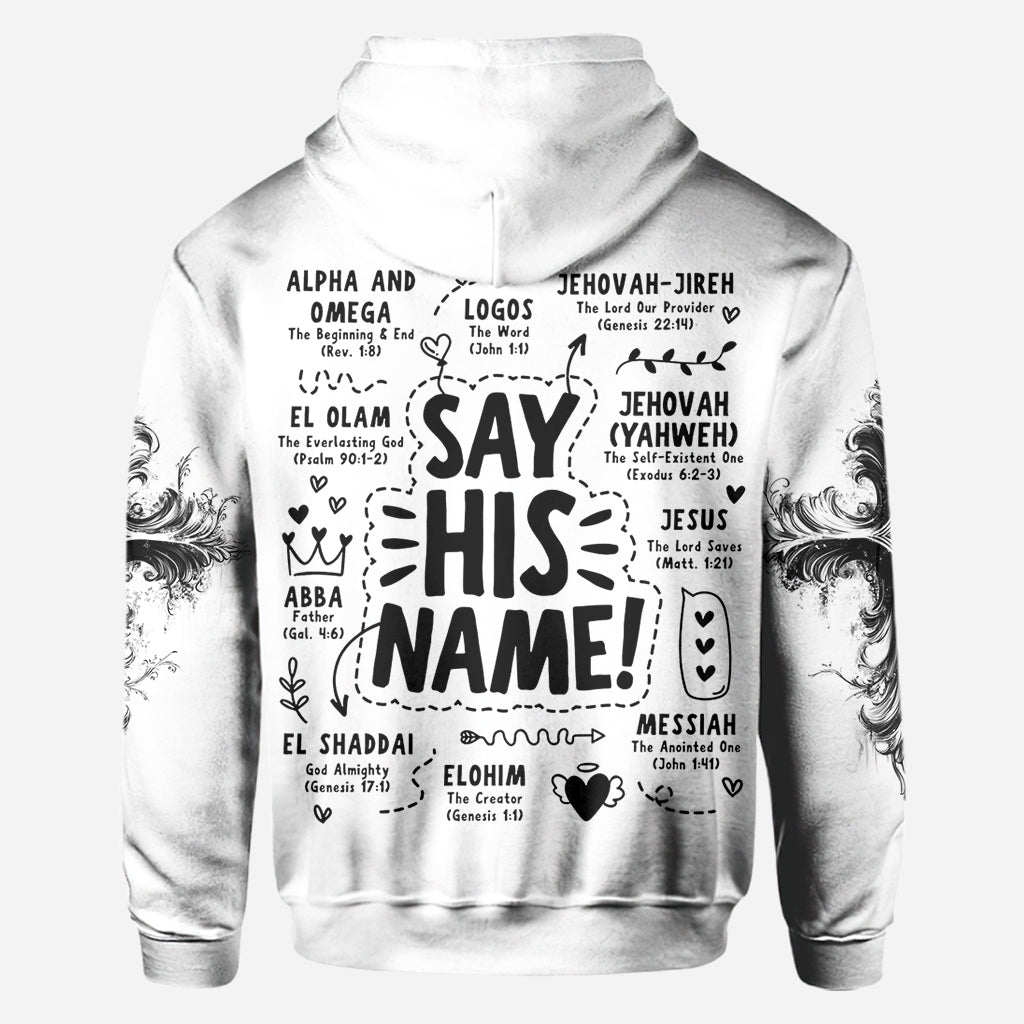 Say His Name - Personalized Christian All Over Shirt