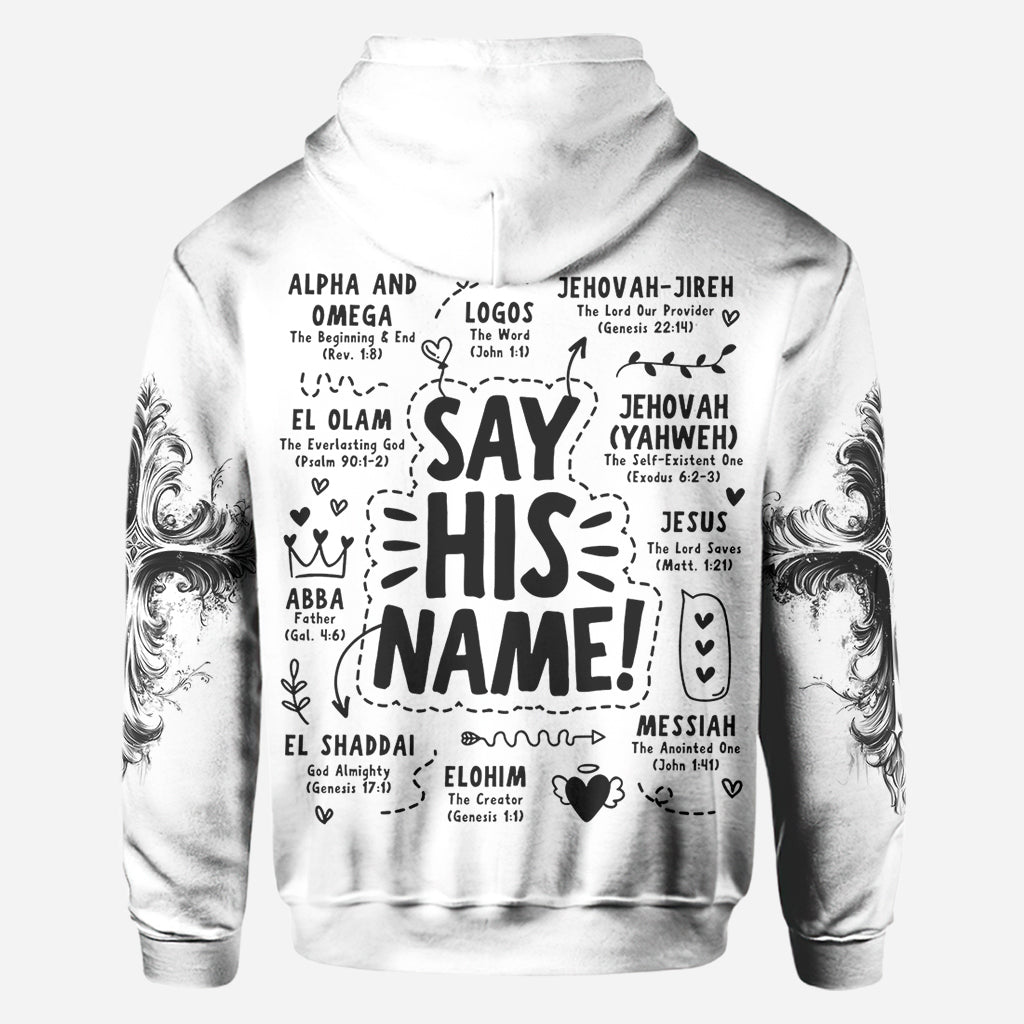 Say His Name - Personalized Christian All Over Shirt