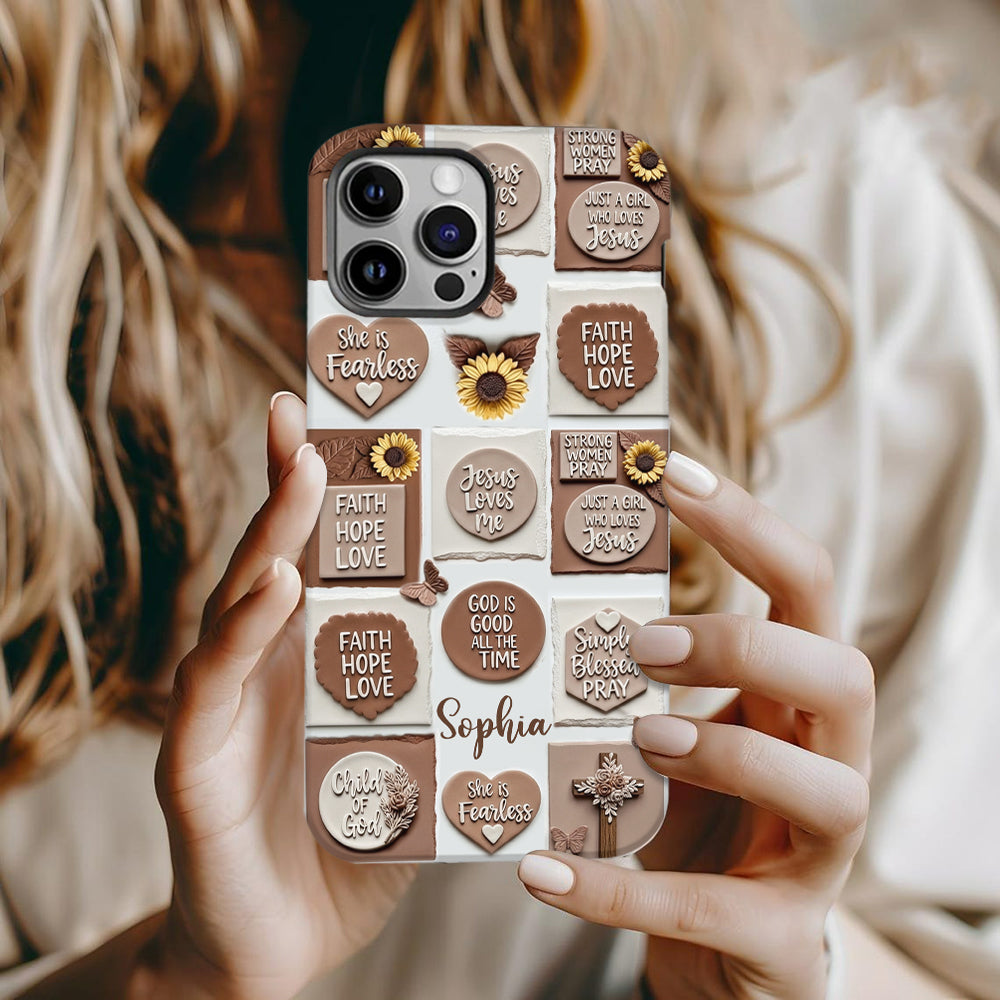 Child of God - Personalized Christian Full Print Phone Case