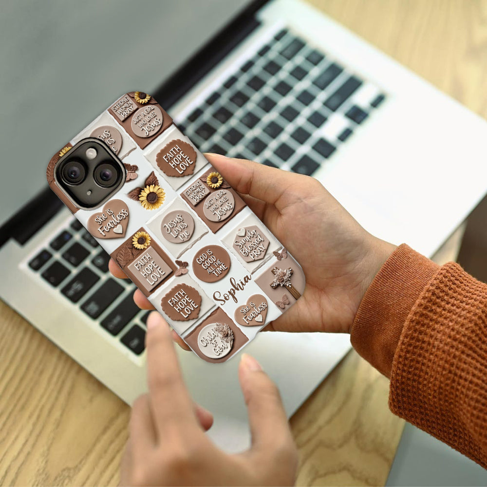 Child of God - Personalized Christian Full Print Phone Case