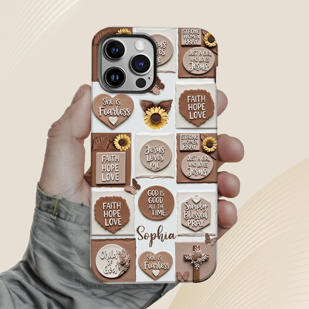 Child of God - Personalized Christian Full Print Phone Case