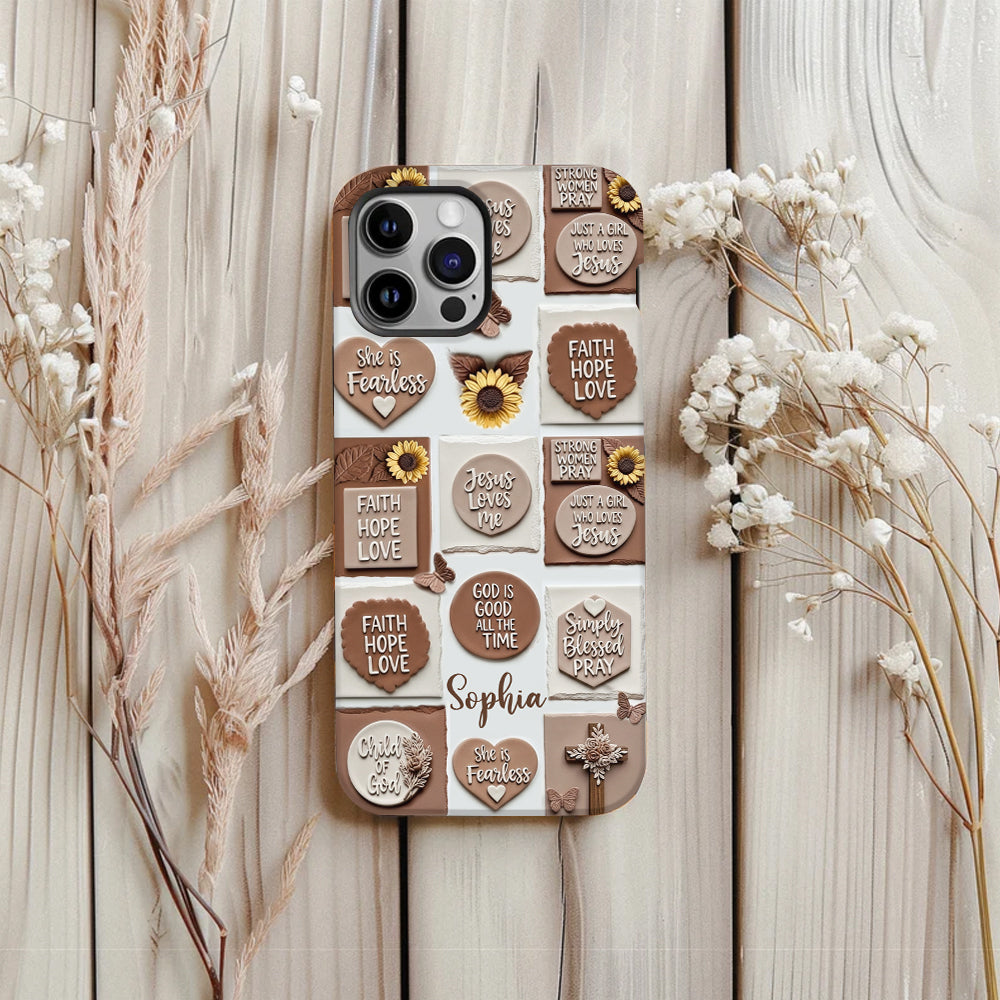 Child of God - Personalized Christian Full Print Phone Case