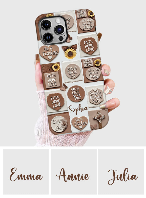 Child of God - Personalized Christian Full Print Phone Case