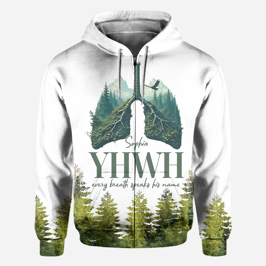 YHWH Speaks His Name - Personalized Christian All Over Shirt
