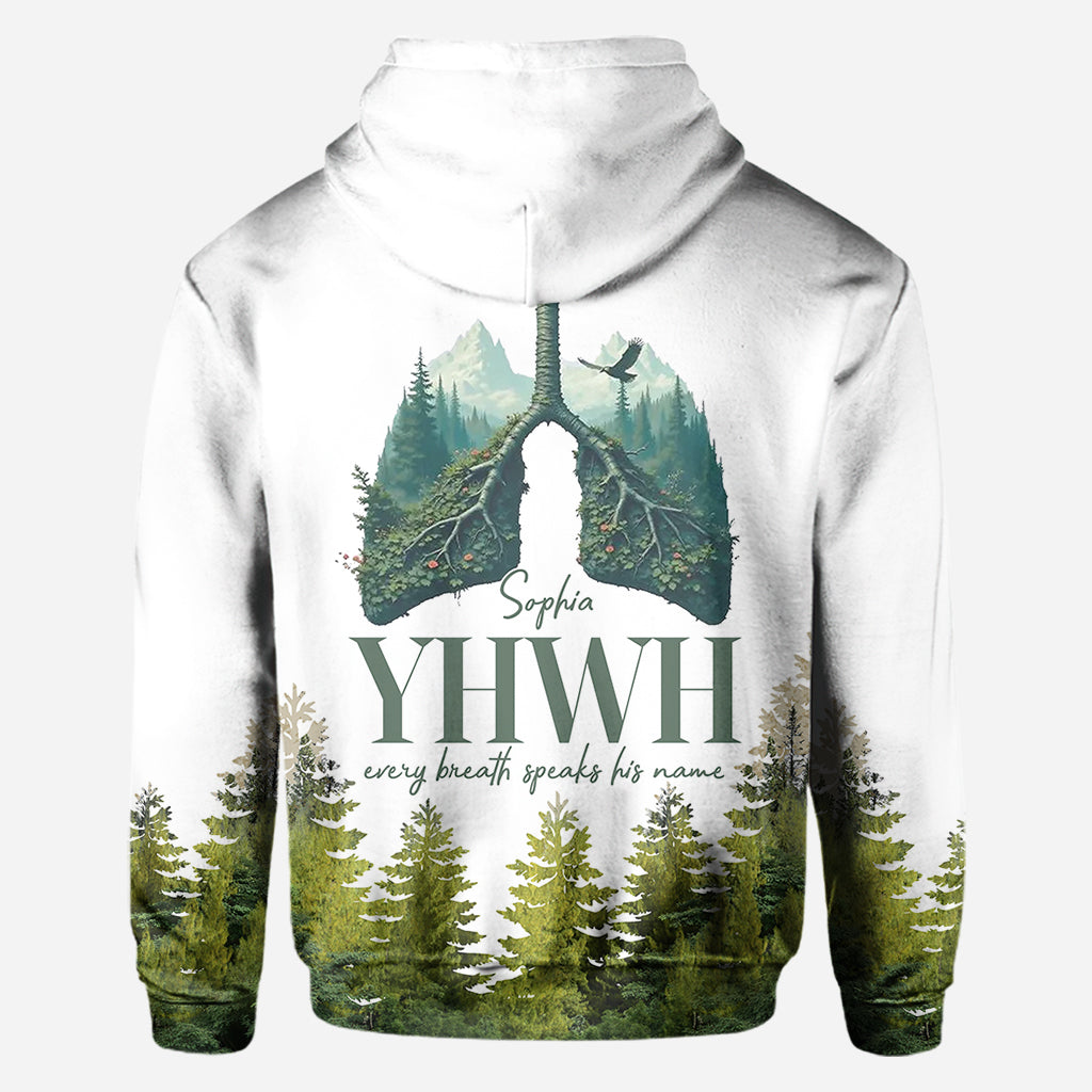 YHWH Speaks His Name - Personalized Christian All Over Shirt