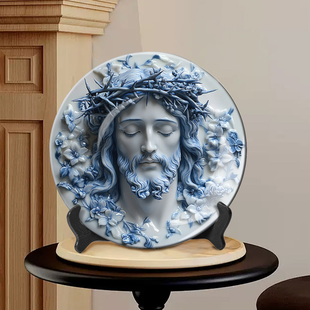 God Is Good All The Time - Christian Ceramic Round Plate