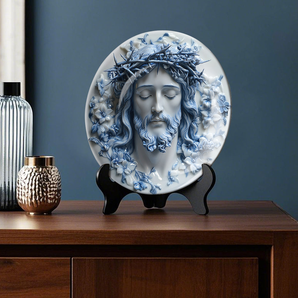 God Is Good All The Time - Christian Ceramic Round Plate