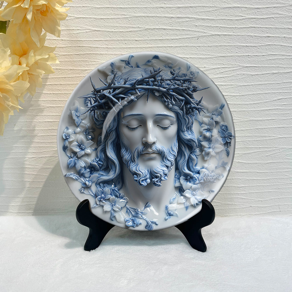 God Is Good All The Time - Christian Ceramic Round Plate
