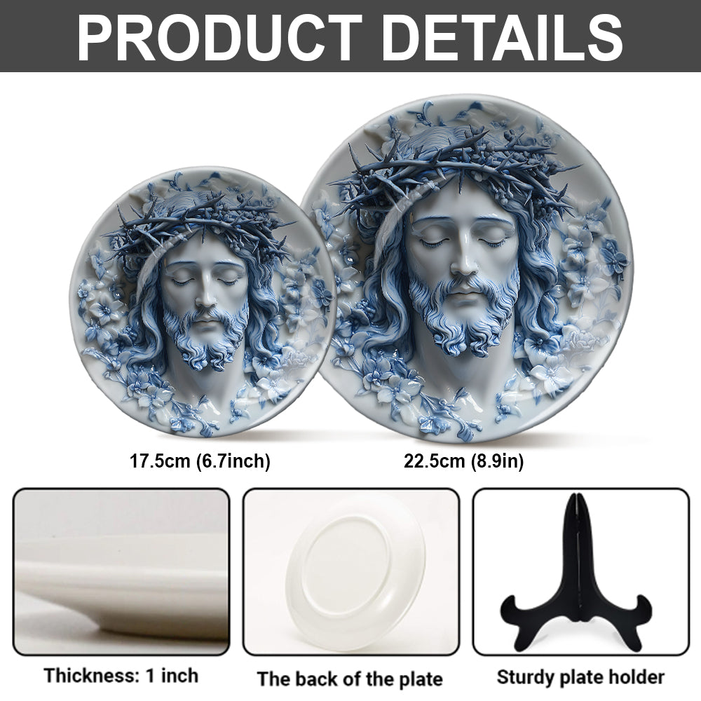 God Is Good All The Time - Christian Ceramic Round Plate