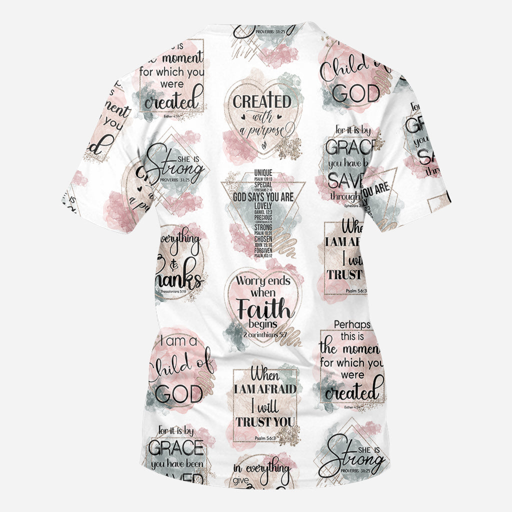 I'm A Child Of God - Personalized Christian All Over Shirt