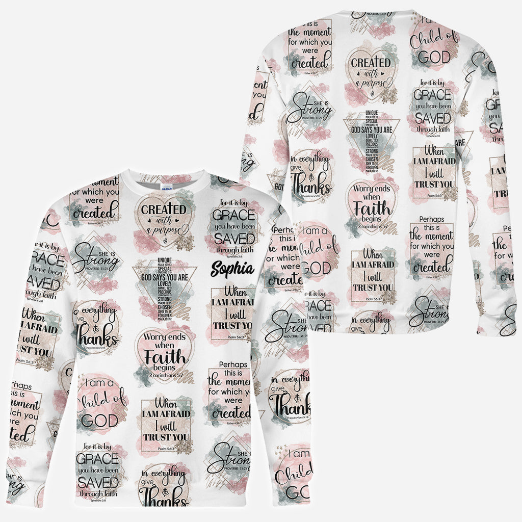I'm A Child Of God - Personalized Christian All Over Shirt