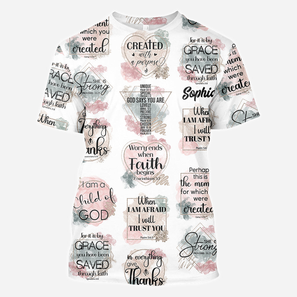 I'm A Child Of God - Personalized Christian All Over Shirt