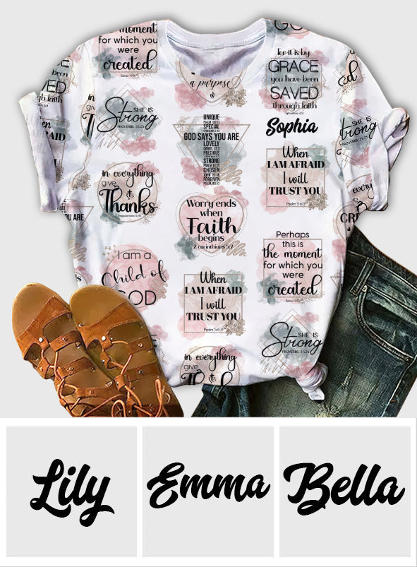 I'm A Child Of God - Personalized Christian All Over Shirt