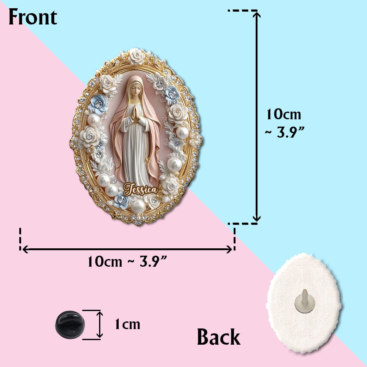 Believe - Personalized Christian Pin