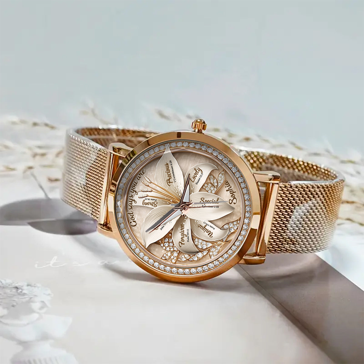 God Says You Are - Personalized Christian Women Hand Watch