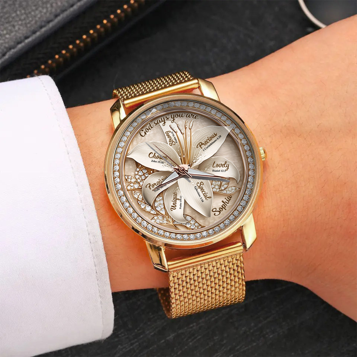 God Says You Are - Personalized Christian Women Hand Watch
