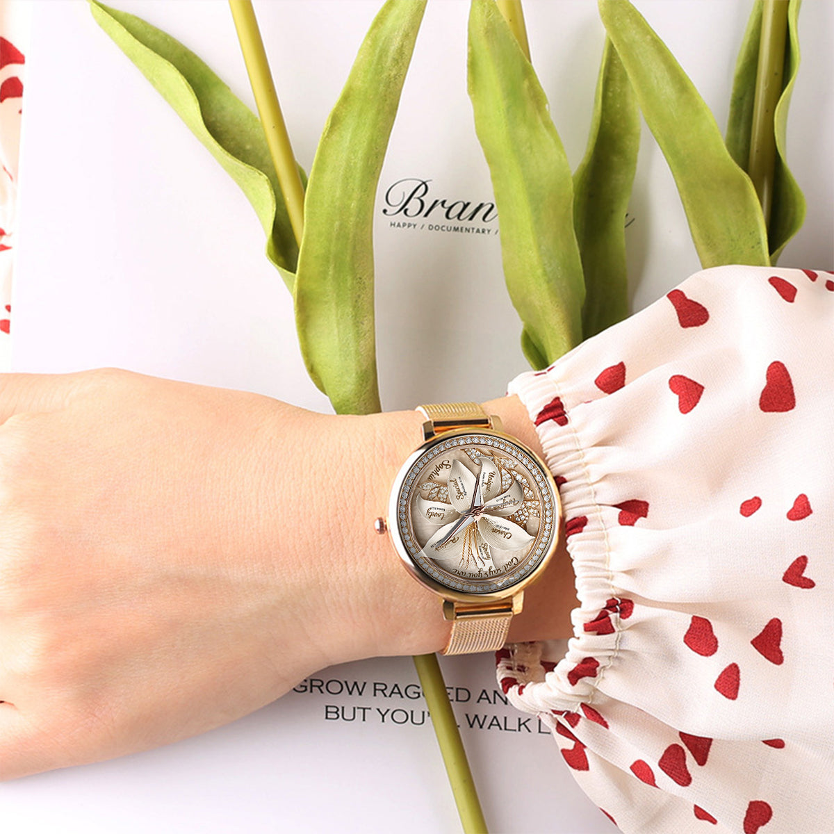 God Says You Are - Personalized Christian Women Hand Watch