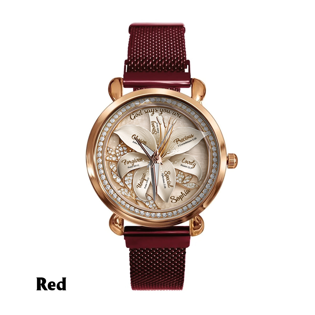 God Says You Are - Personalized Christian Women Hand Watch