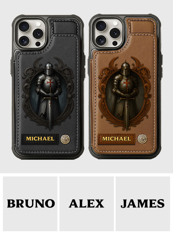 Knight Of God - Personalized Christian Wallet Phone Case