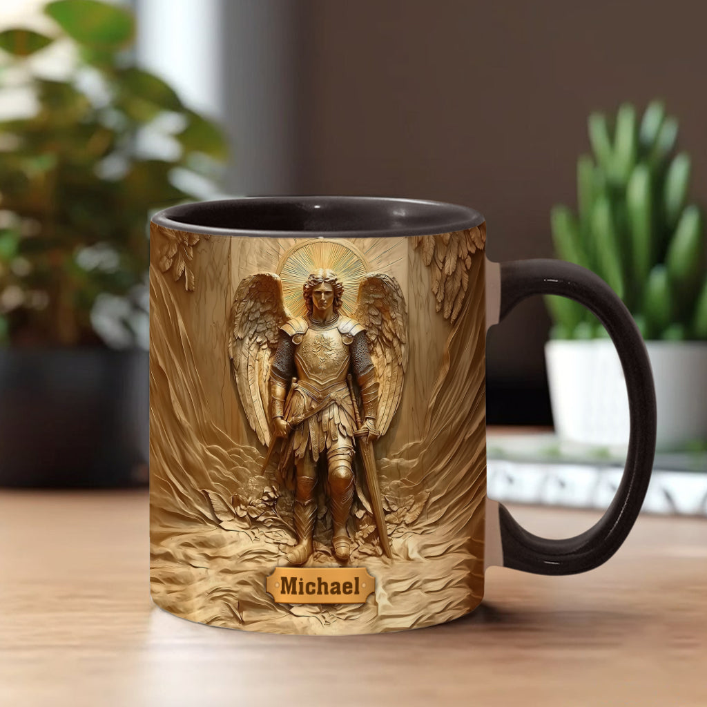 Archangel Michael - Personalized Christian Accent Mug