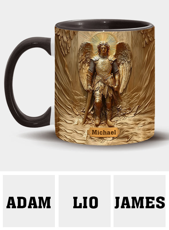 Archangel Michael - Personalized Christian Accent Mug