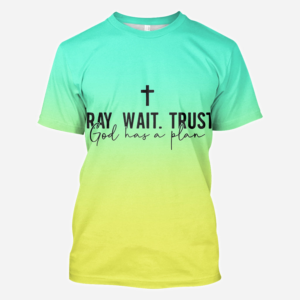 God Has A Plan - Personalized Christian All Over Shirt