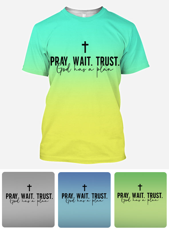 God Has A Plan - Personalized Christian All Over Shirt