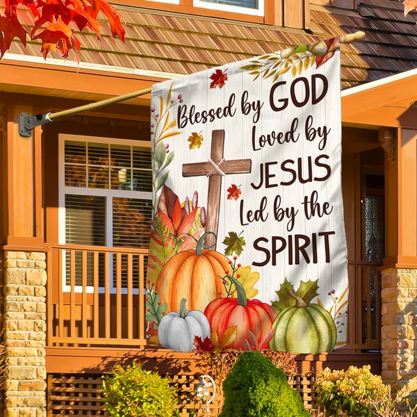 Trust God - Personalized Christian House Flag