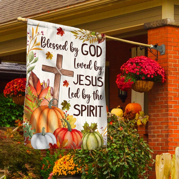 Trust God - Personalized Christian House Flag