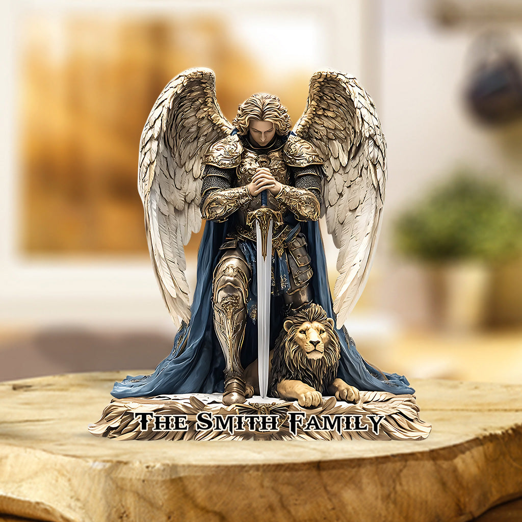 Guardian of Light - Personalized Christian Custom Shaped Acrylic Plaque