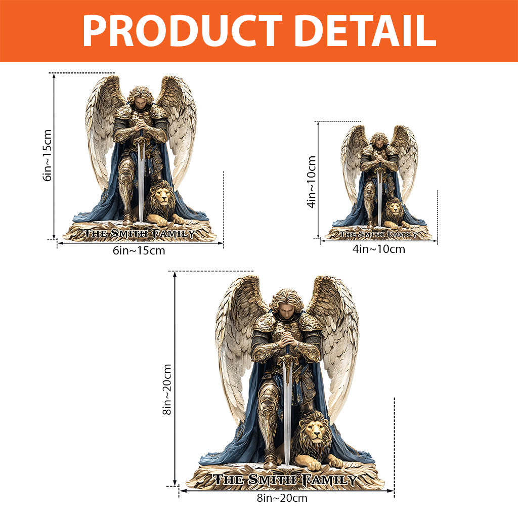 Guardian of Light - Personalized Christian Custom Shaped Acrylic Plaque