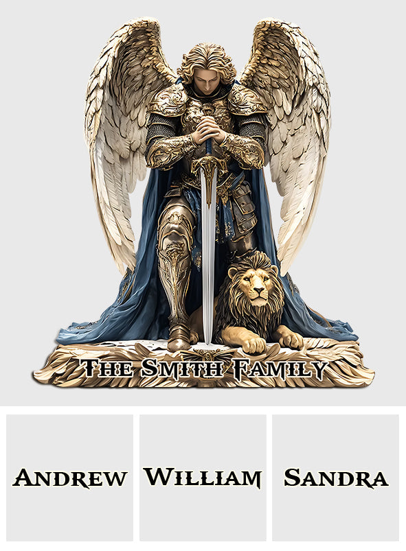 Guardian of Light - Personalized Christian Custom Shaped Acrylic Plaque