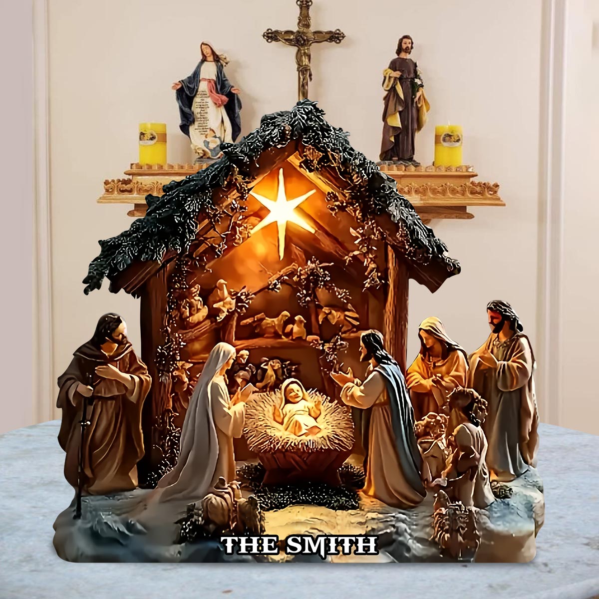 Believe - Personalized Christian Custom Shaped Wood Plaque