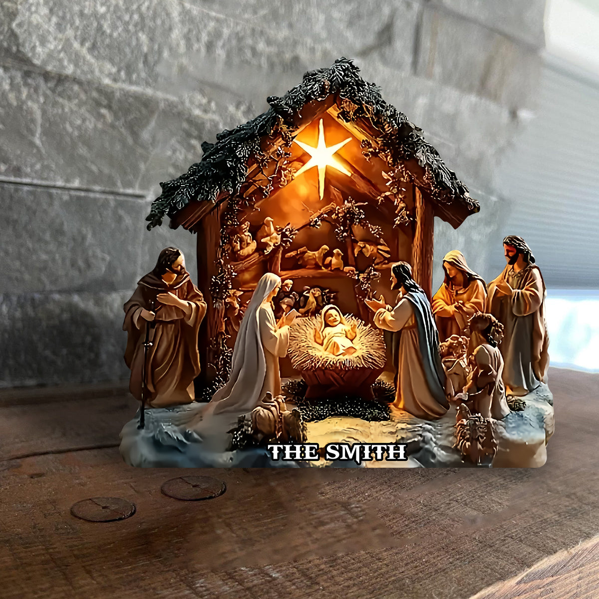Believe - Personalized Christian Custom Shaped Wood Plaque