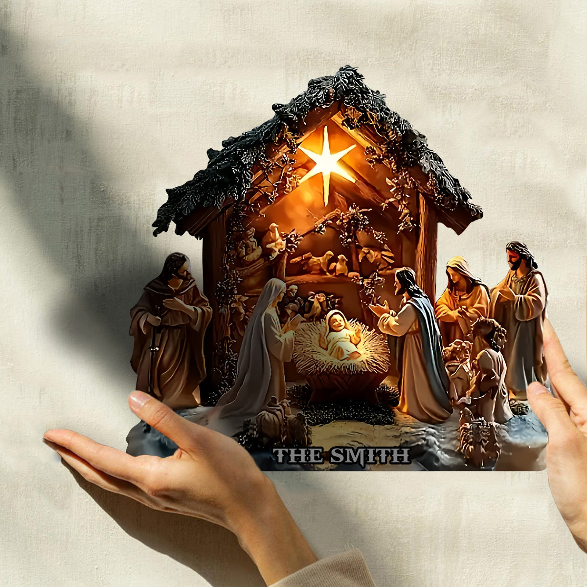 Believe - Personalized Christian Custom Shaped Wood Plaque