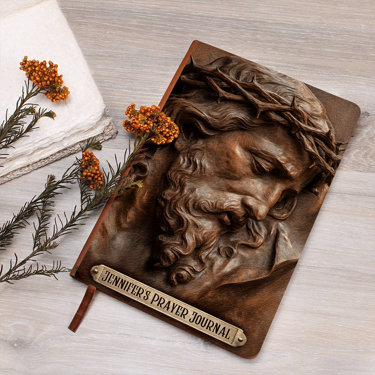 Prayer Journal - Personalized Christian Leather Journal