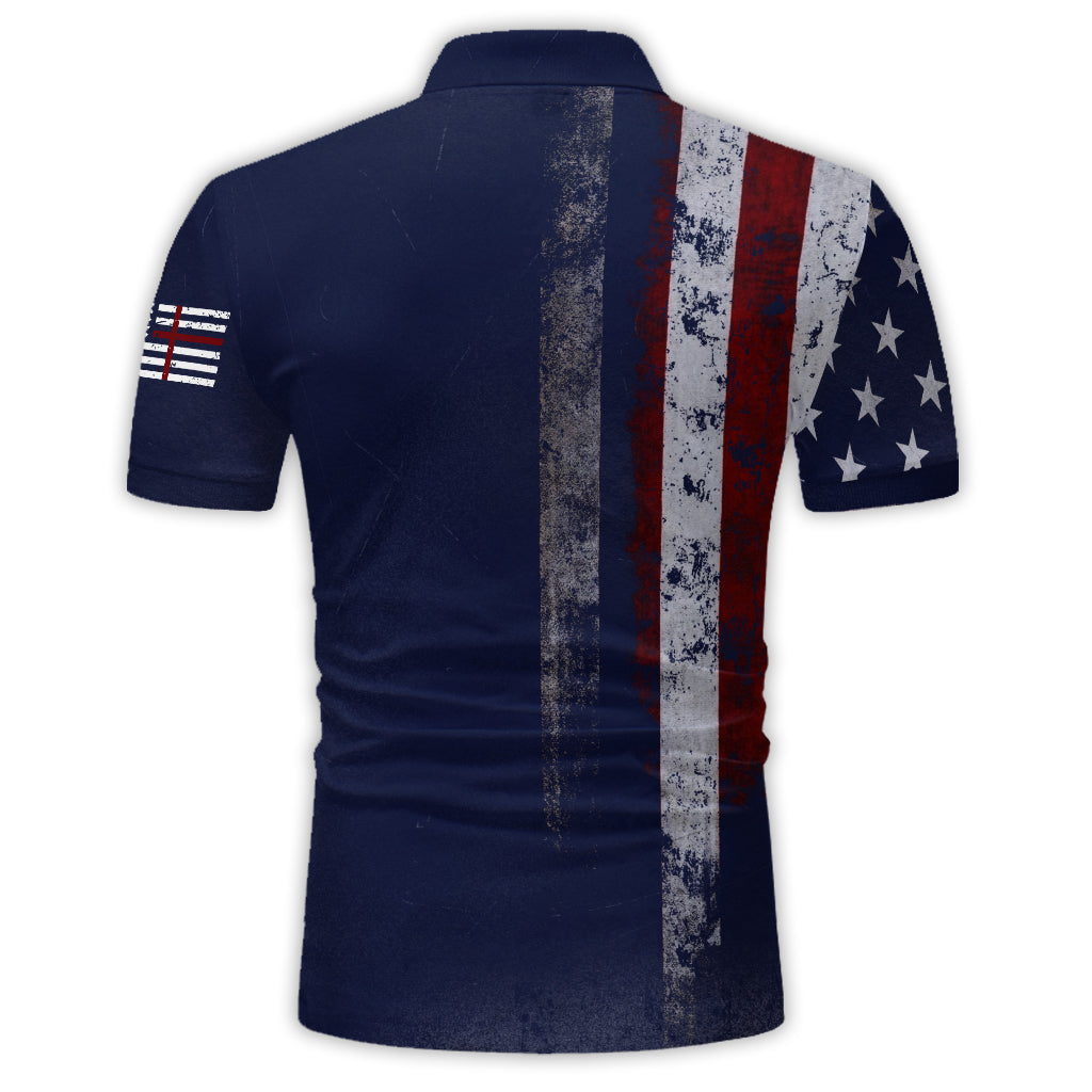 Faith Over Fear - Personalized Christian Polo Shirt