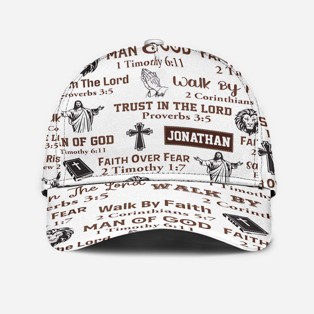 Man Of God - Trust In The Lord - Personalized Christian Classic Cap
